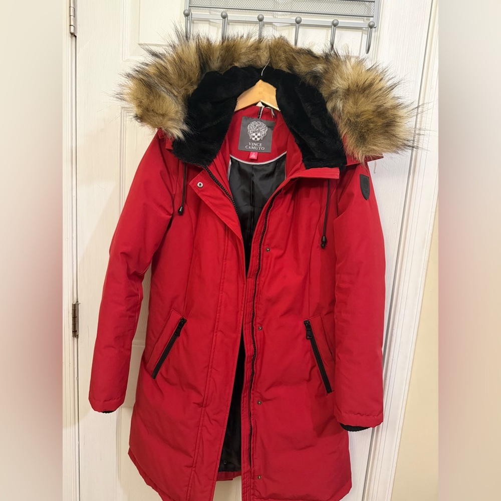Vince Camuto Red Winter Coat - Size S